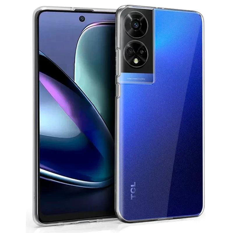 Funda COOL Silicona para TCL 40 Nxtpaper 5G (Transparente) - PixelPlaza