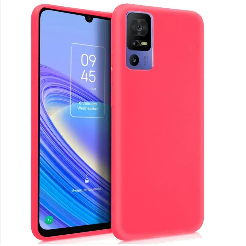 Funda COOL Silicona para TCL 40 SE (Rosa) - PixelPlaza