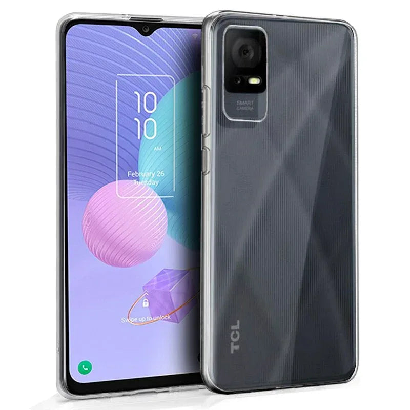 Funda COOL Silicona para TCL 405 / 408 (Transparente) - PixelPlaza