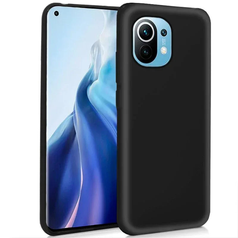 Funda COOL Silicona para Xiaomi Mi 11 / Mi 11 Pro (Negro) - PixelPlaza