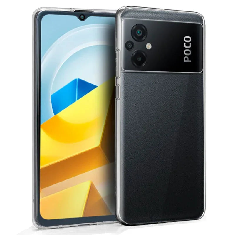 Funda COOL Silicona para Xiaomi Poco M5 (Transparente) - PixelPlaza