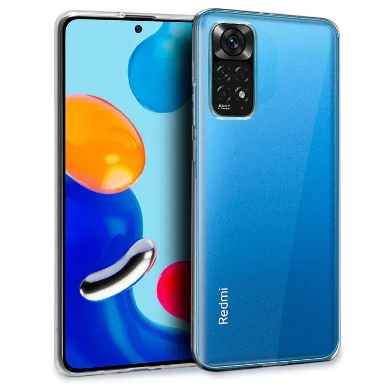 Funda COOL Silicona para Xiaomi Redmi Note 11 / Note 11S (Transparente) - PixelPlaza