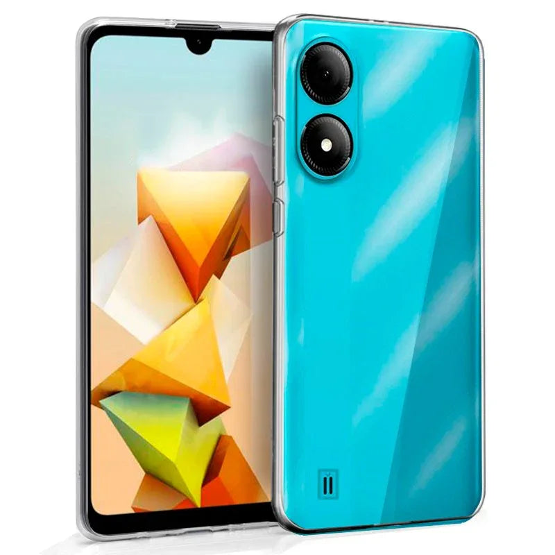 Funda COOL Silicona para ZTE Blade A33s (Transparente) - PixelPlaza