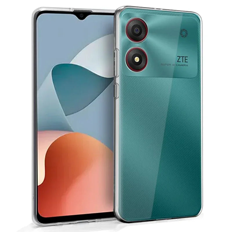 Funda COOL Silicona para ZTE Blade A34 (Transparente) - PixelPlaza