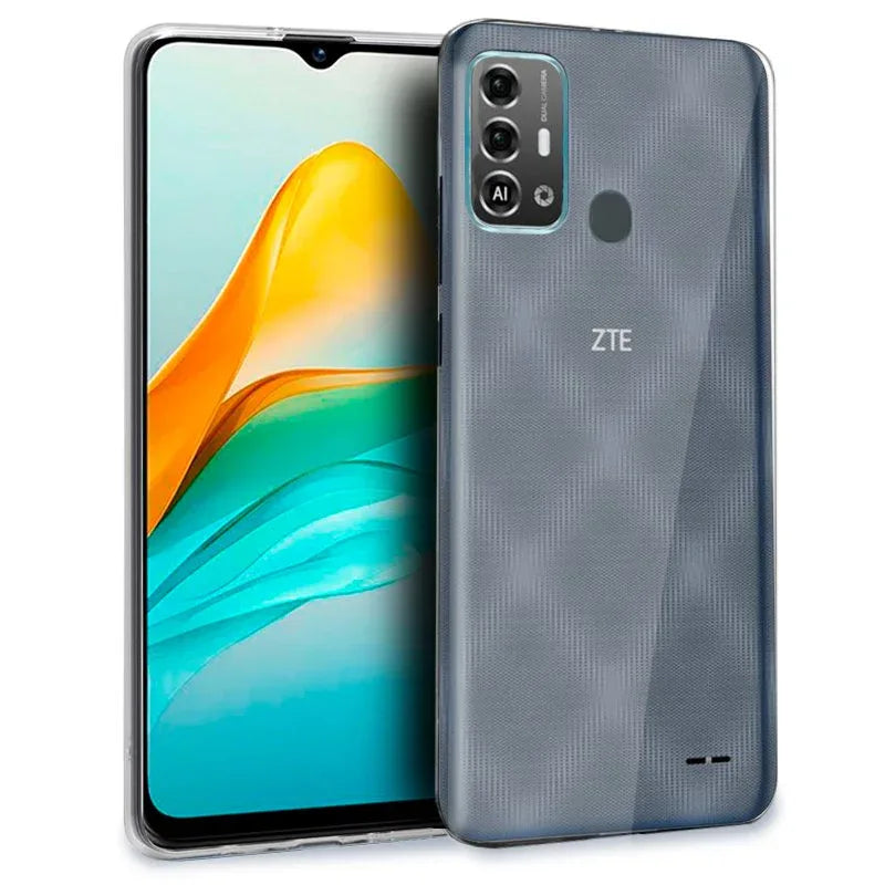 Funda COOL Silicona para ZTE Blade A53 Pro (Transparente) - PixelPlaza