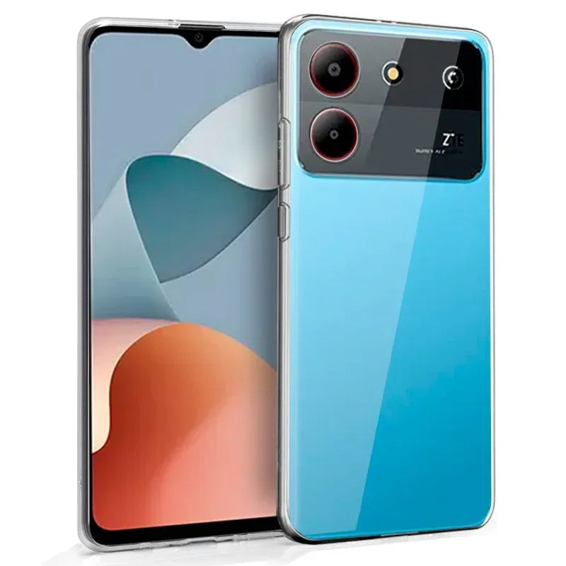 Funda COOL Silicona para ZTE Blade A54 (Transparente) - PixelPlaza
