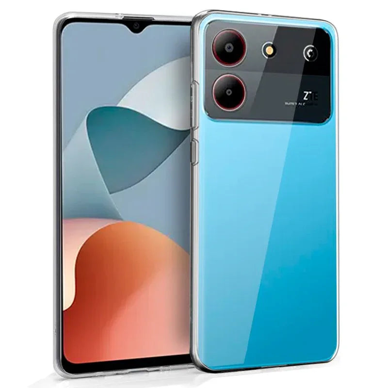 Funda COOL Silicona para ZTE Blade A54 (Transparente) - PixelPlaza