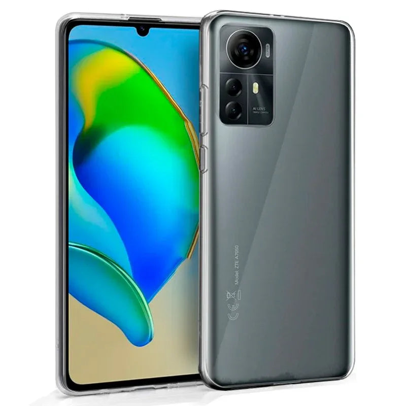 Funda COOL Silicona para ZTE Blade A72s (Transparente) - PixelPlaza