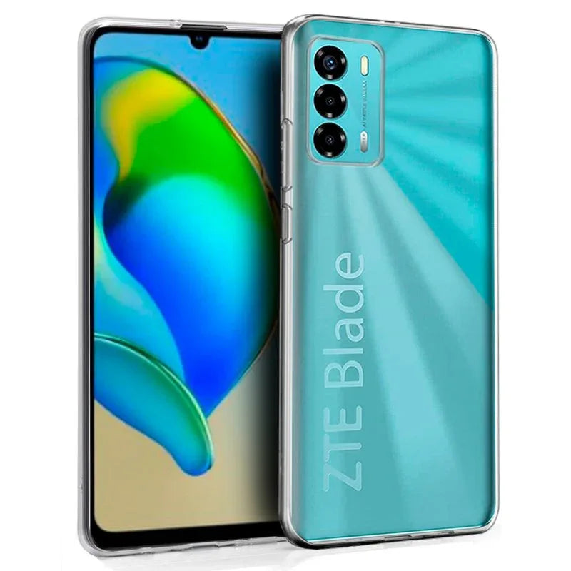 Funda COOL Silicona para ZTE Blade V40 Vita / Blade A72 (Transparente) - PixelPlaza
