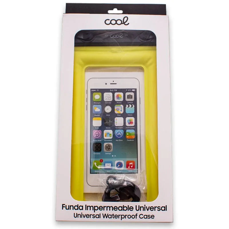 Funda Impermeable Universal Waterproof Amarillo - PixelPlaza