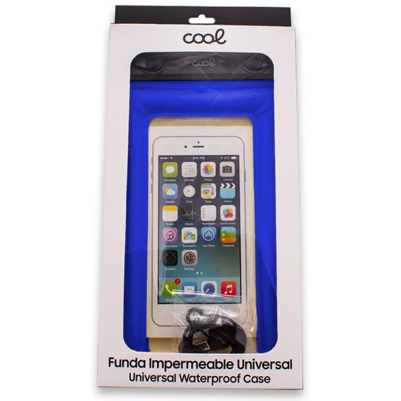 Funda Impermeable Universal Waterproof Azul - PixelPlaza