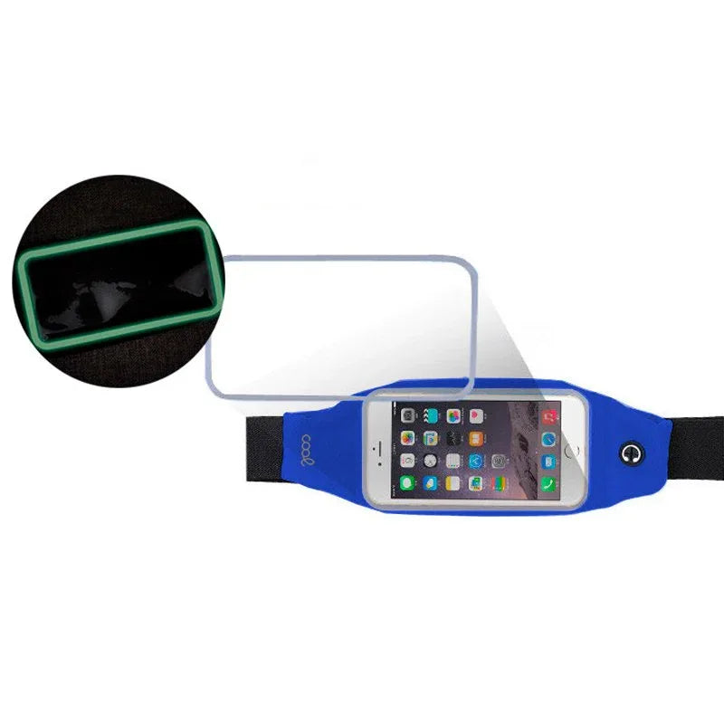 Funda Neopreno COOL Riñonera Universal (5.5 - 6.7 pulg) Azul - PixelPlaza