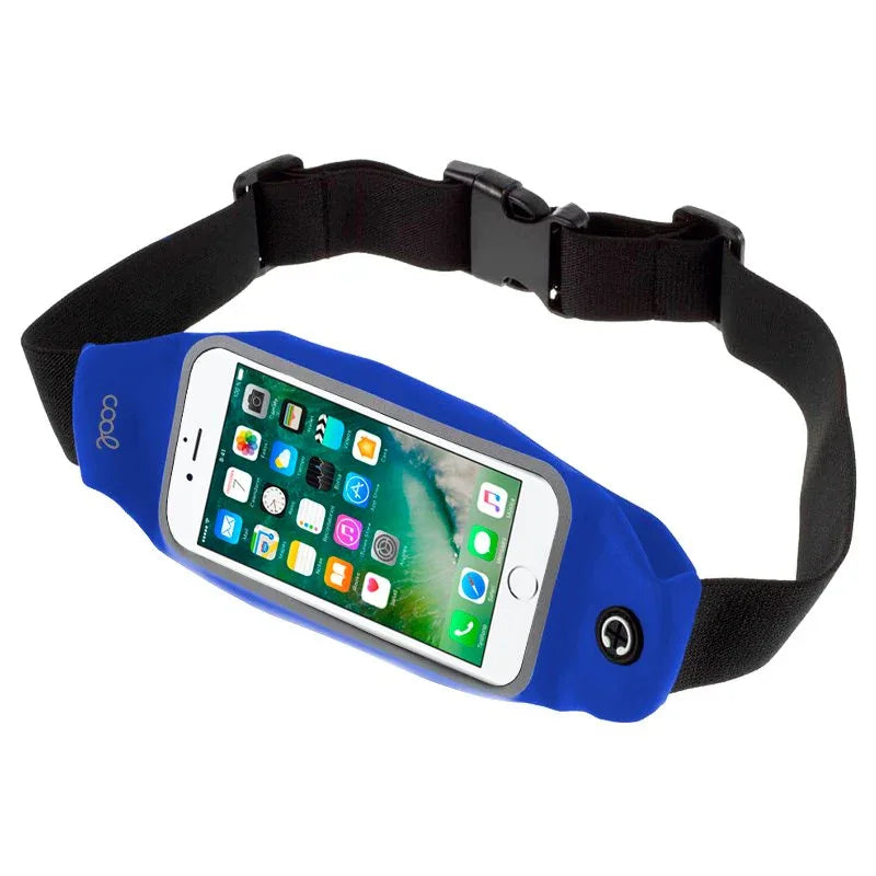 Funda Neopreno COOL Riñonera Universal (5.5 - 6.7 pulg) Azul - PixelPlaza