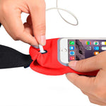 Funda Neopreno COOL Riñonera Universal (5.5 - 6.7 pulg) Rojo - PixelPlaza