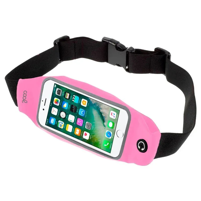 Funda Neopreno COOL Riñonera Universal (5.5 - 6.7 pulg) Rosa - PixelPlaza