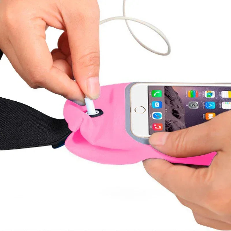 Funda Neopreno COOL Riñonera Universal (5.5 - 6.7 pulg) Rosa - PixelPlaza