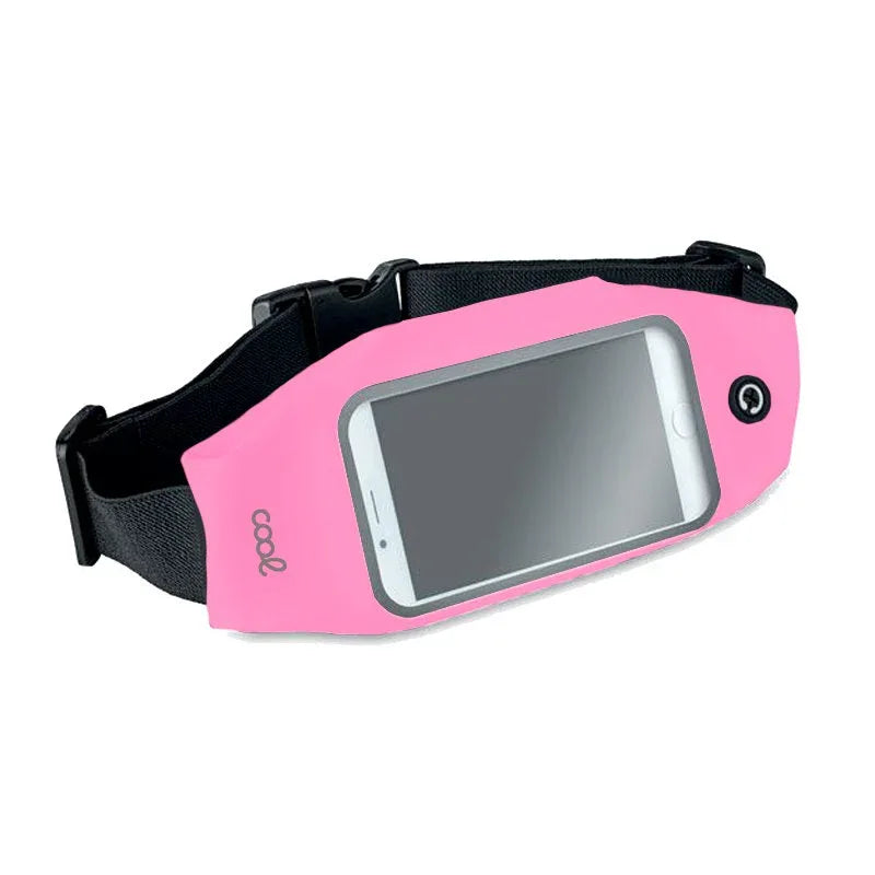 Funda Neopreno COOL Riñonera Universal (5.5 - 6.7 pulg) Rosa - PixelPlaza