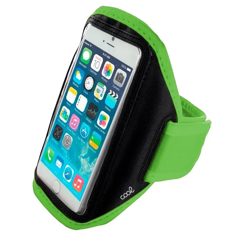 Funda Neopreno COOL Sports Universal (6 - 6.7 pulg) Verde - PixelPlaza