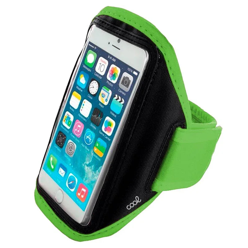 Funda Neopreno COOL Sports Universal (6 - 6.7 pulg) Verde - PixelPlaza