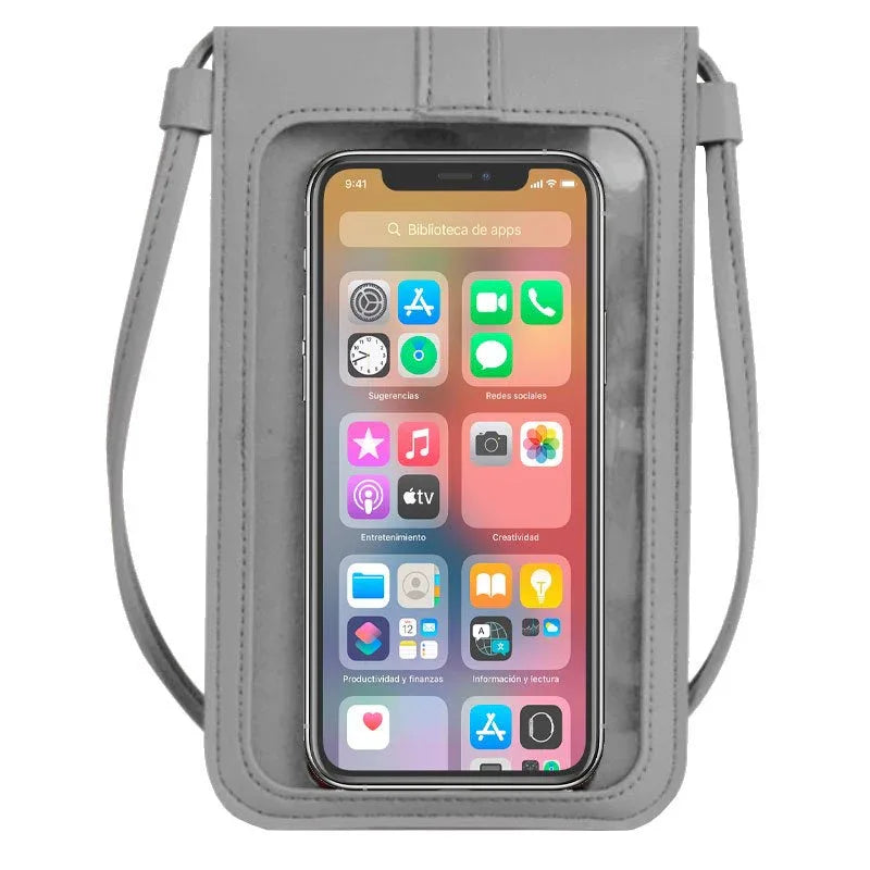 Funda Universal Bag Basic Hasta 6.7 pulg COOL Gris Claro - PixelPlaza