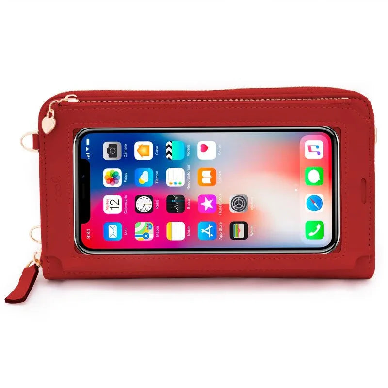 Funda Universal Bag Horizontal Hasta 6.7 pulg COOL Granate - PixelPlaza