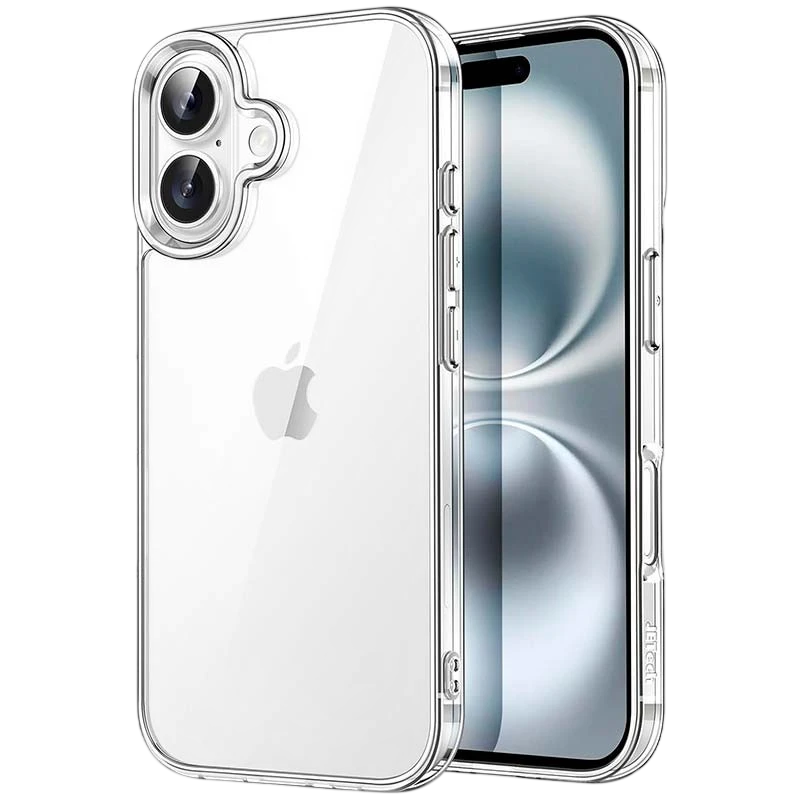 Funda Antigolpes Premium para iPhone 16 6.1" Acrílico Anti-Amarillo Transparente
