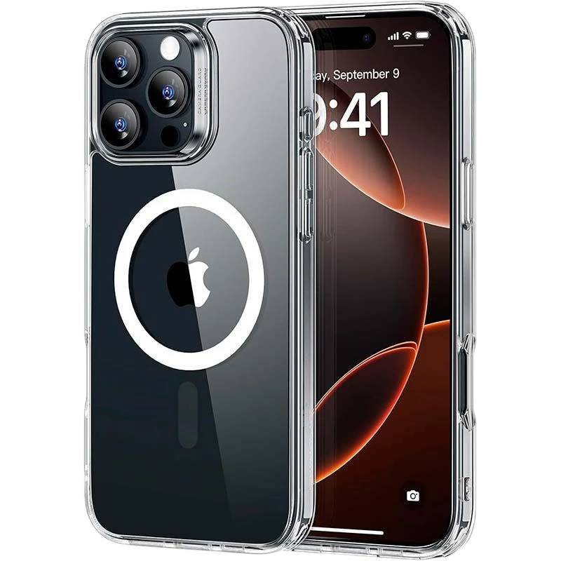 Funda Magsafe Compatible para iPhone 16 Pro 6.3" Transparente