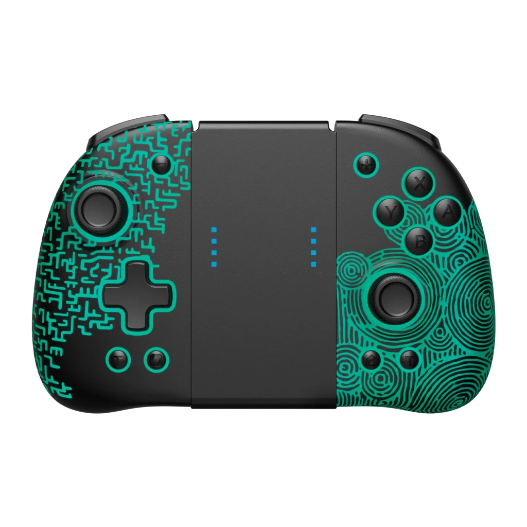 Funlab Luminous Wireless Joy-pad Switch/OLED Zonaite Black Mando inalámbrico