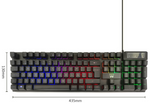 Ewent PL3319 teclado Juego USB QWERTY Portugués Negro