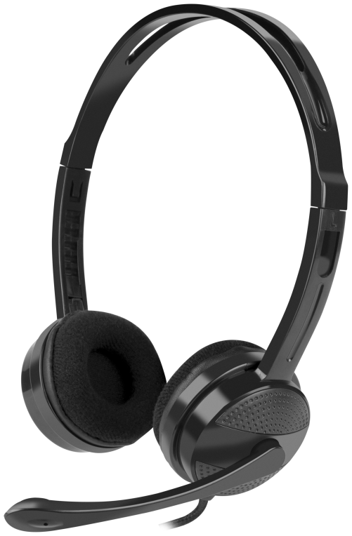 Natec Canary Go Auriculares Alámbrico Diadema Oficina/Centro de llamadas Negro
