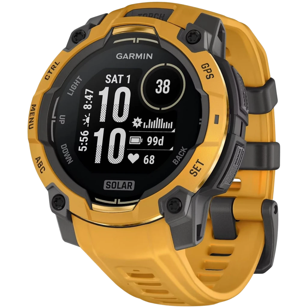 Garmin Instinct 3 45 mm Solar Sunburst 0,9 pulgadas MIP GPS 28 días 10ATM Smartwatch