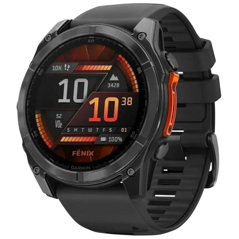 Garmin Fenix 8 51 mm Acero Negro 1,4 pulgadas AMOLED GPS NFC 16 días 10ATM Smartwatch