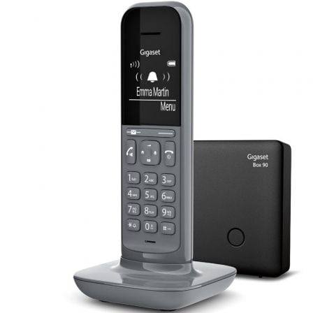 Teléfono Inalámbrico Gigaset CL390/ Pack DUO/ Gris