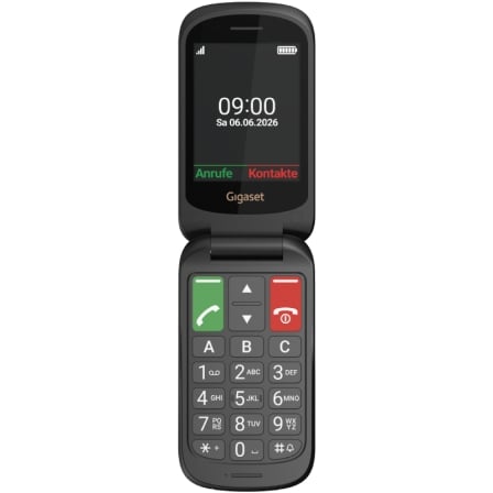 Teléfono Móvil Gigaset GL40 para Personas Mayores/ 4G/ Negro