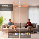 Ventilador de Techo Grunkel SKYSTYLE52/ 35W/ 3 Aspas 132cm/ 6 Velocidades