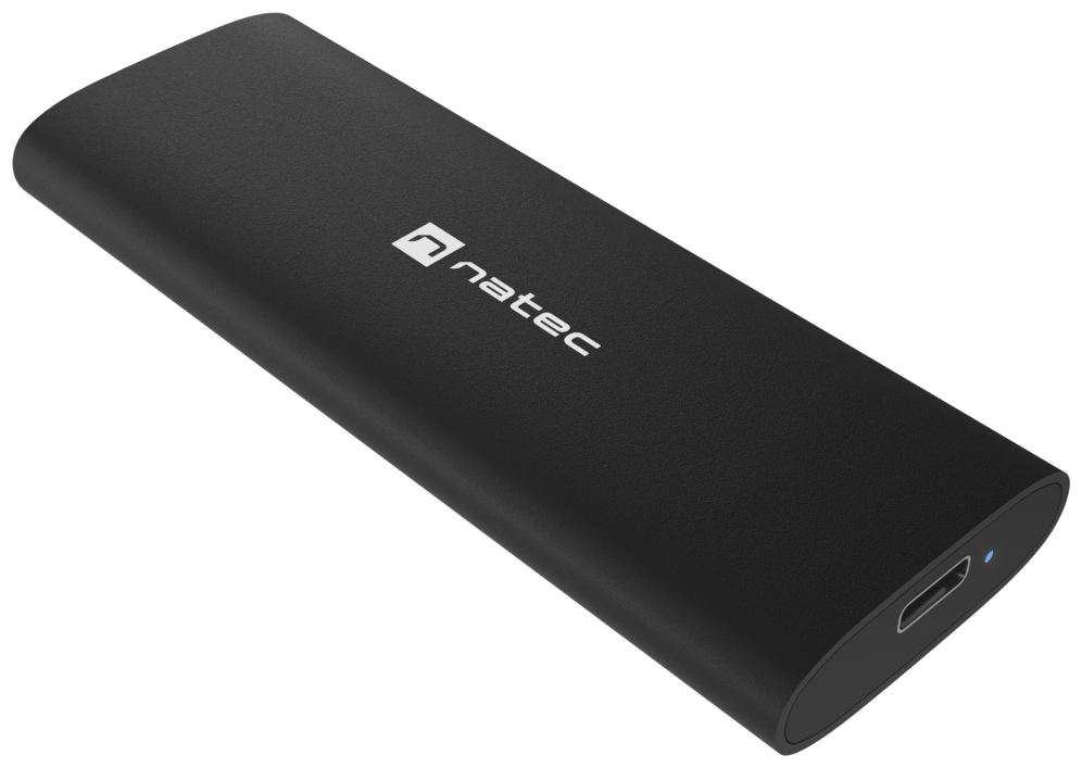 Natec NKZ-2286 caja para disco duro externo Caja externa para unidad de estado sólido (SSD) Negro M.2
