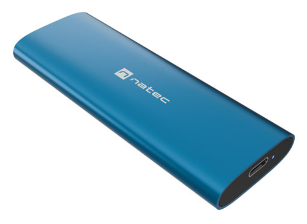 Natec RHINO M.2 NVMe LITE Caja externa para unidad de estado sólido (SSD) Azul