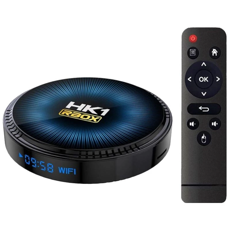 HK1 RBox 100M 4GB/32GB Android 11 8K WiFi doble banda Bluetooth S905W2 TV Box