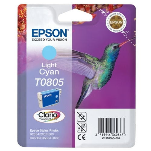 Epson Cartucho Cian Claro Stylus Photo R/265/285/360 stylus photo RX/560/585/685 stylus photo PX/650/660/700W/710W/720WD