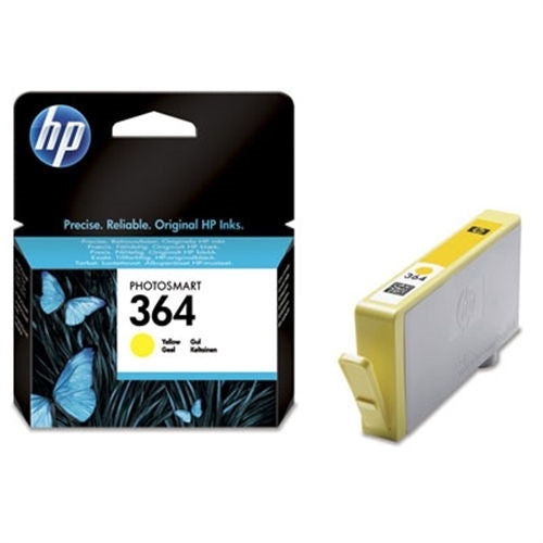 HP Cartucho Amarillo Nº364 300 pag. PHOTOSMART/C6380/CN255B/B109A/C309G/C5380 OFFICEJET/4620