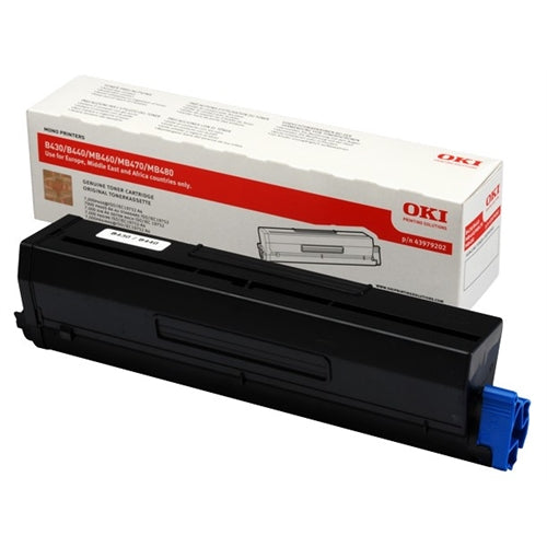 OKI Toner B430 / B440 / MB460 / MB470 / MB480L - 7.000 pag. negro