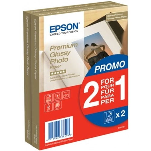 Papel Epson S042167 10X15 255GR. 40H 2X1