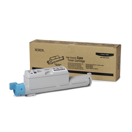 Xerox Cartucho de Tóner Cián de Alta Capacidad, Phaser 6360