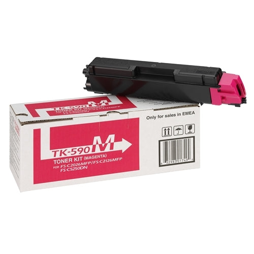 Kyocera-mita toner magenta TK590M 5.000 pag. FS-/C2026/2126/5250DN