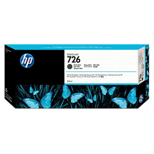HP Cartucho Gf Negro Mate HP Nº726 300ML pack 1