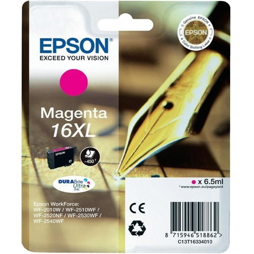 Epson Cartucho Magenta 16XL 450 pag. WF-2010W/2510WF/2520NF/2530WF/2540WF