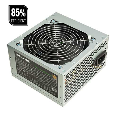 Fuente Alimentación Unykach ATX - 300W - 85% Eficiencia - Ventilador 12cm - 24 pins - 2x S-ATA - 1x PCIex - 2x Molex - P