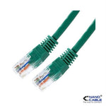 Nanocable Cable de red latiguillo UTP CAT.5e de color Verde #verde