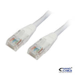 Nanocable Cable de red latiguillo UTP CAT.5e de color Blanco #blanco