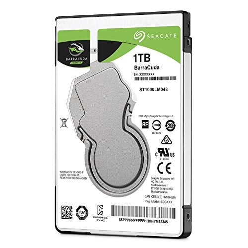 Seagate Guardian BarraCuda ST1000LM048 - disco duro - 1TB - SATA 6GB/s - 2.5" - 5400 rpm - búfer: 128MB